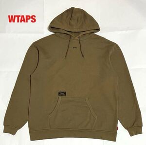 【人気】WTAPS　ダブルタップス　HELLWEEK HOODED　プルオーバーパーカー　ロゴデザイン　オーバーサイズ　肉厚　裏起毛　172ATDT-CSM12