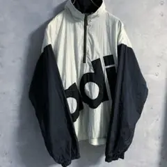 90s adidas アディダス ハーフジップ ナイロンジャケット