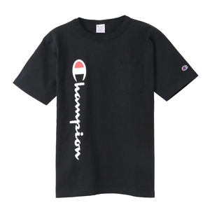 Champion T1011 C5-R319 090 POCKET TEE MSDE IN USA 半袖 黒 L