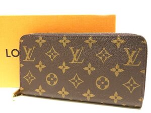 新品 LOUIS VUITTON ヴィトン ジッピーウォレット M42616 ☆ ブラウン モノグラム ラウンドファスナー 長財布 男女兼用 ▼ オオト00/6D