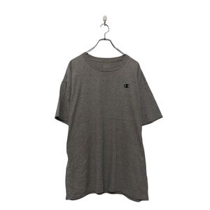 Champion 半袖 ロゴ Tシャツ チャンピオン XL グレー シンプル ビッグサイズ 古着卸 アメリカ仕入 a604-5946