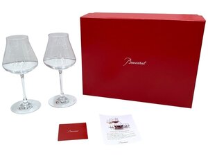 美品 Baccarat バカラ シャトーバカラ ワイングラス 2客セット 2611151 箱付き アルコールグラス クリスタル ブランド L ラージペア