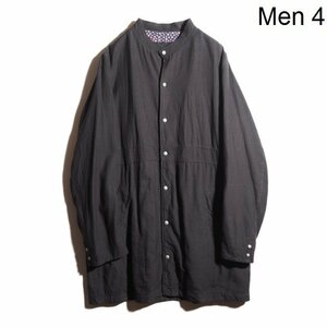 K4375P ▼visvim ビズビム▼ 新品 19SS BLACKBIRD COAT ウールリネン スプリングコート ブラック 黒 4 0119105013013 春～秋 rb mks