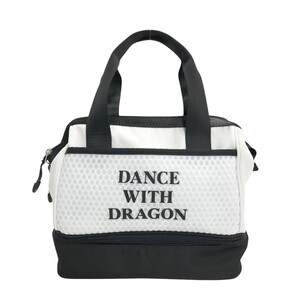 【1円】DANCE WITH DRAGON ダンスウィズドラゴン 二層 保冷 カートバッグ ブラック系 [240101356739]