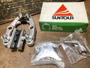 OLD MTB【 SUNTOUR XCD 4050 】 サンツアー ローラーカムブレーキ Uブレーキ ① 台座付き 新品箱入 経年保管品 検) 希少 絶版 昭和レトロ