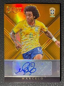 PANINI 2015-16 SELECT MARCELO マルセロ ブラジル代表 レアル マドリード 99枚限定 Prizm 直筆サインカード