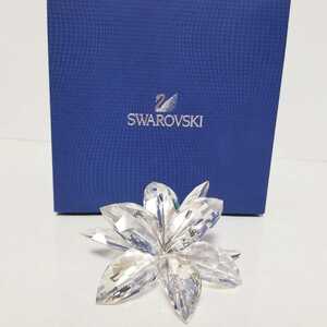 スワロフスキー SWAROVSKI ユリ Lily 花 フラワー クリスタル インテリア置物装飾品