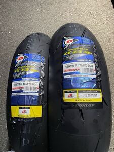 【新品】前後セット ダンロップα13SP　【フロント】110/70R-17　【リア】150/60R-17　 CBR250RR(MC51)