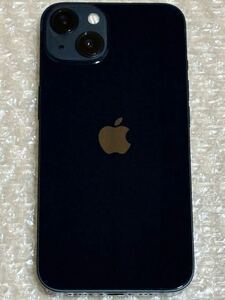 【中古】iPhone13 128GB SIMフリー ミッドナイト バッテリー 91% ワイヤレス充電のみ