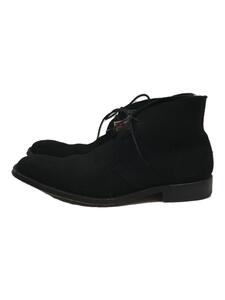 SHIPS◆ブーツ/US6.5/BLK/レザー/4720