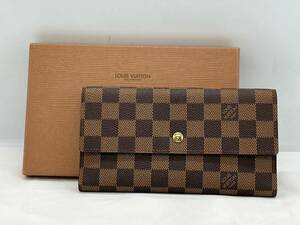 ok1830060/未使用 Louis Vuitton ルイヴィトン ポルトフォイユ サラ 一日 長財布 財布 三つ折り長財布 メンズ レディース 箱あり