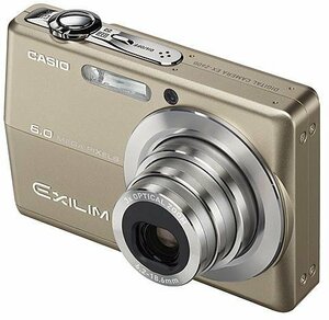 カシオ計算機 EXILIM デジタルカメラ有効画素数600万画素 本体色:ゴールド (中古品)