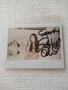 ★ Superfly ★越智志帆さん★ 直筆サイン入りチェキ★当選品★CDでーた★ スーパーフライ★Autograph