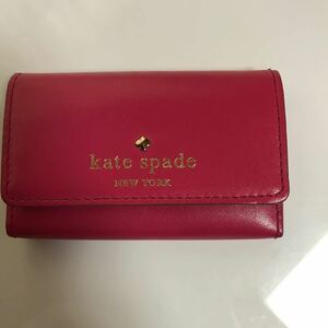 kate spade 小物入れ　ポーチ　ケイトスペード レザー ピンク レディース　ブランド