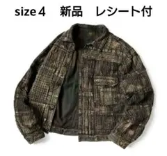 25ss 新品　サイズ4 KAPITAL BLACK BORO SPRING