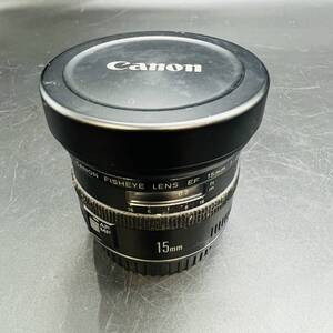 【3552】Canon キャノン レンズ FISHEYE LENS EF 15mm 1:2.8 魚眼 カメラ 部品