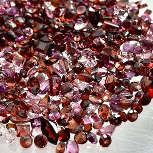 大量!!〔赤系色石おまとめ100ct〕J ルース 裸石 宝石 ジュエリー jewelry garnet tourmaline ルビー 柘榴石 