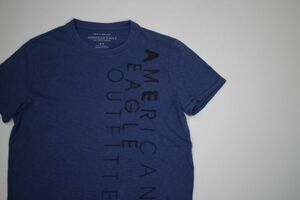 【古着アメリカンイーグルアウトフィッターズTシャツ青M】AMERICANEAGLE OUTFITTERSニューヨークアメカジ格安スタート