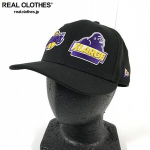 NEW ERA × PC 59FIFTY XLARGE x NBA/ニューエラ × エクストララージ × ロサンゼルス レイカーズ キャップ 7-5/8 /060