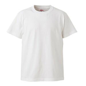 ユナイテッドアスレ United Athle 新品 Tシャツ 半袖 S/S 無地 丸首 5.6オンス 5001 XLサイズ LL 白 ホワイト 003275 ゆうパケット