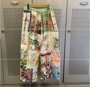 古着　ヴィンテージ　vintage パンツ　パッチワーク　ファブリック　カラフル　派手　個性派