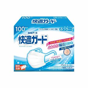 快適ガードプロ 快適ガードマスク ふつうサイズ 100枚入 【個別包装】