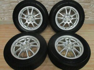 即納 スタッドレス エコフォルム 15インチ 5H114.3 6J+53 2019年製 195/65R15 トランパスTX ノア ヴォクシー エスクァイア ステップワゴン