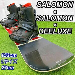 SALOMON DEELUXE サロモン スノーボード メンズ 3点セット