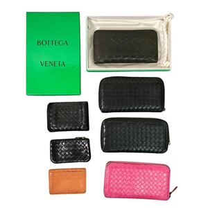 (B51) BOTTEGA VENETA ボッテガヴェネタ 財布 7点 まとめ 長財布 二つ折り 小銭入れ コインケース ブランド ジャンク