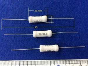 RSS5S100 【即決即送】100Ω 5W KOA 酸化金属皮膜抵抗 [382BgK/179354M] KOA Metal Oxide Resistor 100 ohm 5W 10個セット 