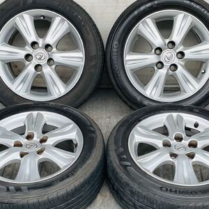 バリ溝。LEXUS レクサスIS GSE20 純正 アルミホイール 16インチ ×7JJ＋45 PCD114.3/5穴 KUMHOSENSESE11 205/55R16ラジアル4本。18年式