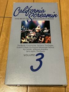 VHS　CALIFORNIA SCREAMIN　ウエストコーストロックの軌跡　Vol.3