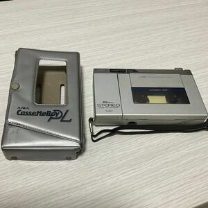 ★AIWA★ アイワ metal stereo cassette recorder s30 ステレオカセットレコーダー カセットボーイ cassette boy pl ケース付き