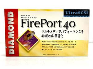 希少　 SCSIカード PCIホスト アダプタ　Diamond Multimedia FIREPORT 40 7916 06