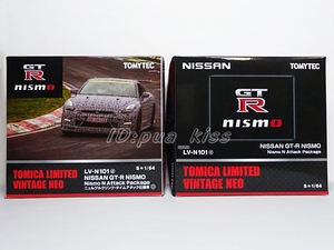 ◆◇★希少レア★LV-N101c,d 日産GT-R NISMO N Attack Packge（黒）/タイムアタック仕様☆２台セット★◇◆