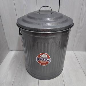 【 送料無料 】◆ DULTON GARBAGE CAN 100-106-GYM 直径 29cm 高さ 33.5cm ダルトン ガベージカン 蓋付き インテリア おしゃれ ブリキ缶 