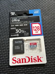 マイクロSDカード micro SanDisk Ultra サンディスク microSDXCカード microSDカード　128GB データ消去済　動作確認済 メモリーカード