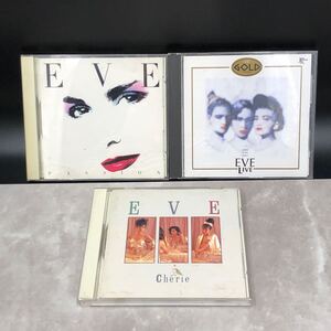 F、　EVE / PASSION / Cherie / GOLD SERIES EVE LIVE [動作未確認] CD 3枚まとめて パッション.シェリー.ゴールドシリーズ イヴ・ライブ