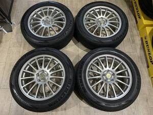 【2410026】BRIDGESTONE ECO FORME SE-12 17インチ 7J +53 PCD100 5H + MINERVA RADIAL F205 225/55R17 2022年 フォレスター XV 等