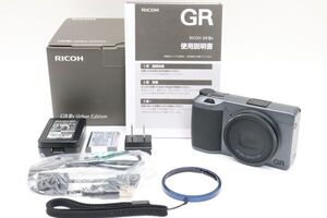 ■ほぼ新品■ RICOH GR IIIx Urban Edition メタリックグレー デジタルカメラ ネイビー