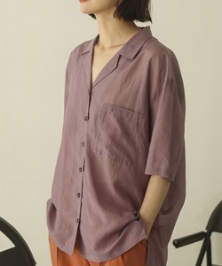 新品 TODAYFUL トゥデイフル 定価1万7160円 Silk Boyfriend Shirts シルク ボーフレンド シャツ　FREE　管理番号F242Q2343