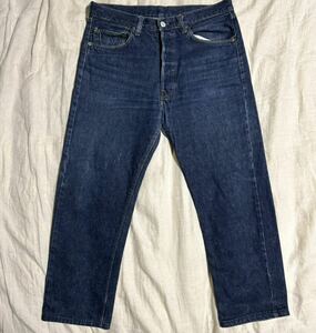 濃紺 70s Levis501 66前期 シングル ノーリペア リーバイス オリジナル ビンテージ / BIGEビッグE 501XX 502 505 大戦 片面