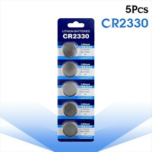 リチウム ボタン 電池 CR2330（5個 1シート）