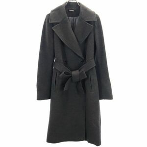 ダナキャランニューヨーク ウールブレンド コート 4 グレー系 DKNY DONNA KARAN NEW YORK レディース