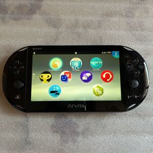 SONY PSVITA PCH-2000 ゲーム機 本体 ソニー Playstation Vita PS vita ヴィータ ブラック プレイステーションポータブル