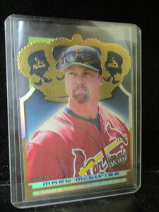 ★野球カード マーク マグワイア Mark McGwire 1999 Pacific Gold Crown Die Cut　即決!!