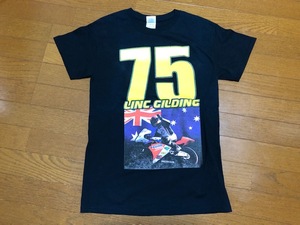 ★即決★RICONDI★バイクウェア★半袖Tシャツ★S★黒★Linc Gilding★ホンダGPレーサー★TEAM HONDA★ソロキャン★送料230円★