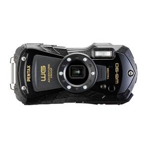 【中古】PENTAX WG-90 ブラック 本格防水デジタルカメラ 14m防水 (連続2時間) 1.6m耐衝撃 防塵 -10℃耐寒 アウトドアで活躍