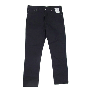 NEIGHBORHOOD ネイバーフッド 24SS 241UTNH-PTM01 BW DP MID PANTS ストレート コットンパンツ ブラック系 XL【美品】【中古】