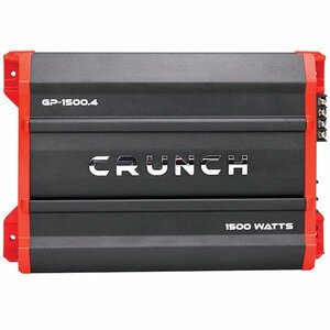 ■USA Audio■アメリカのクランチ CRUNCH Ground Pounderシリーズ GP-1500.4 4ch Class AB Max.1500W ●保証付●税込